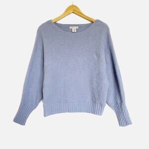 Sincerely Jules Faux Sherpa Dolman Sleeve Sweater Small